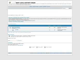 BURY LOCAL HISTORY FORUM